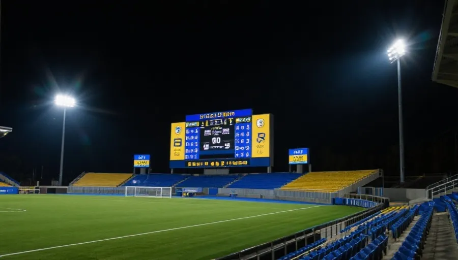 赛程与比分数据看板示意图