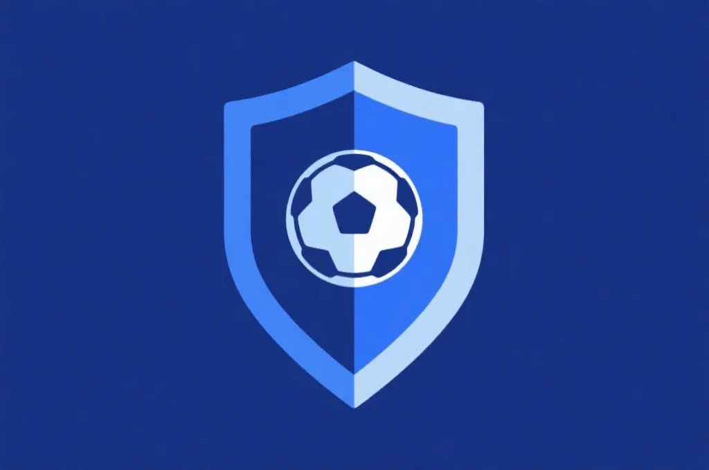 安全盾牌与足球图标